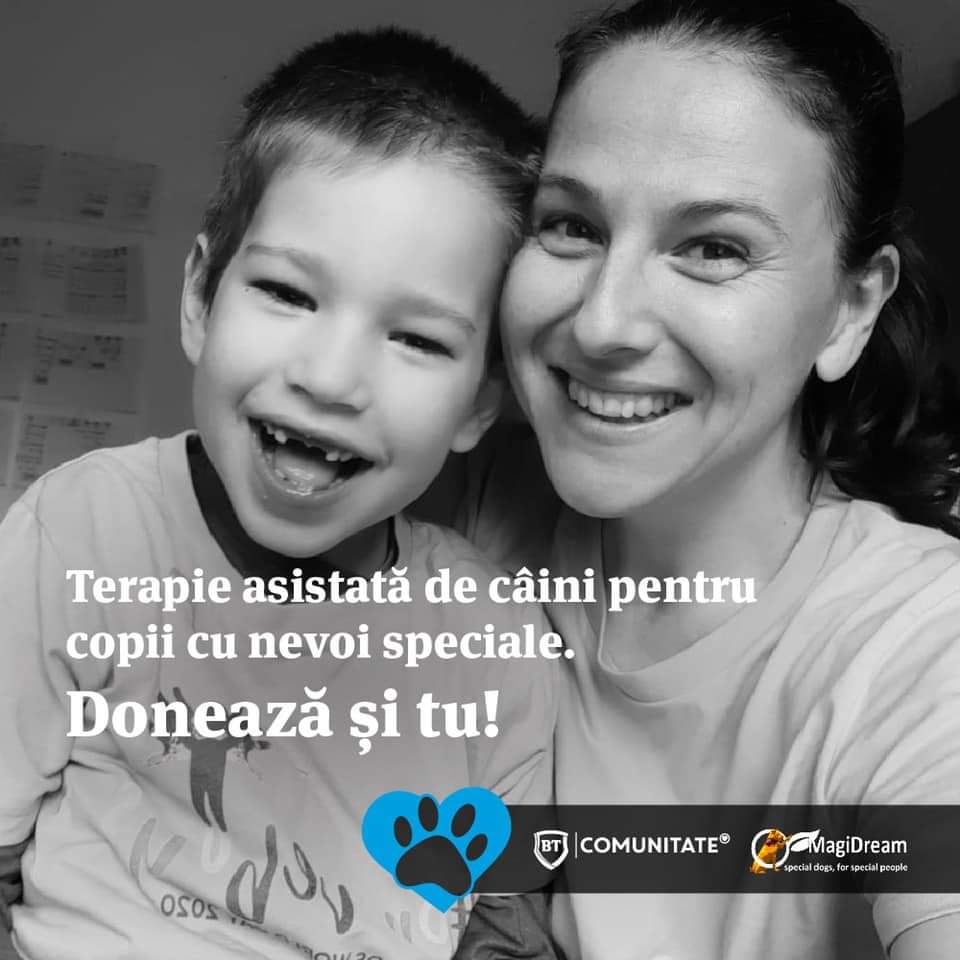 Terapie asistata de caini - BT comunitate